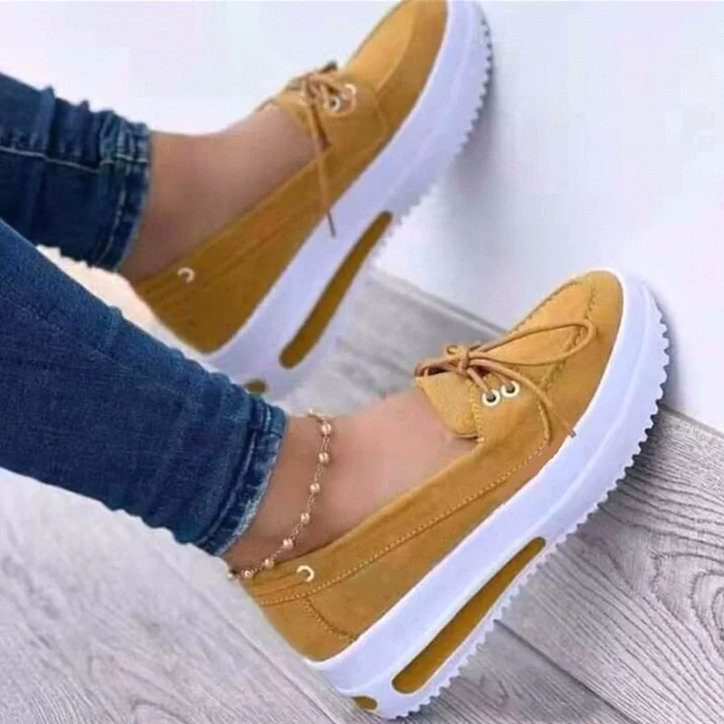 Big Size Autumn and Winter Cotton Shoes for Women, Winter Soft Soled Warm Flat Bottomed Bean Shoes Versatile Women's Shoes