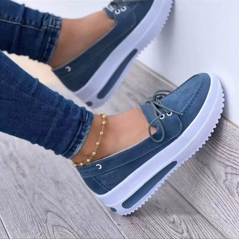 Big Size Autumn and Winter Cotton Shoes for Women, Winter Soft Soled Warm Flat Bottomed Bean Shoes Versatile Women's Shoes