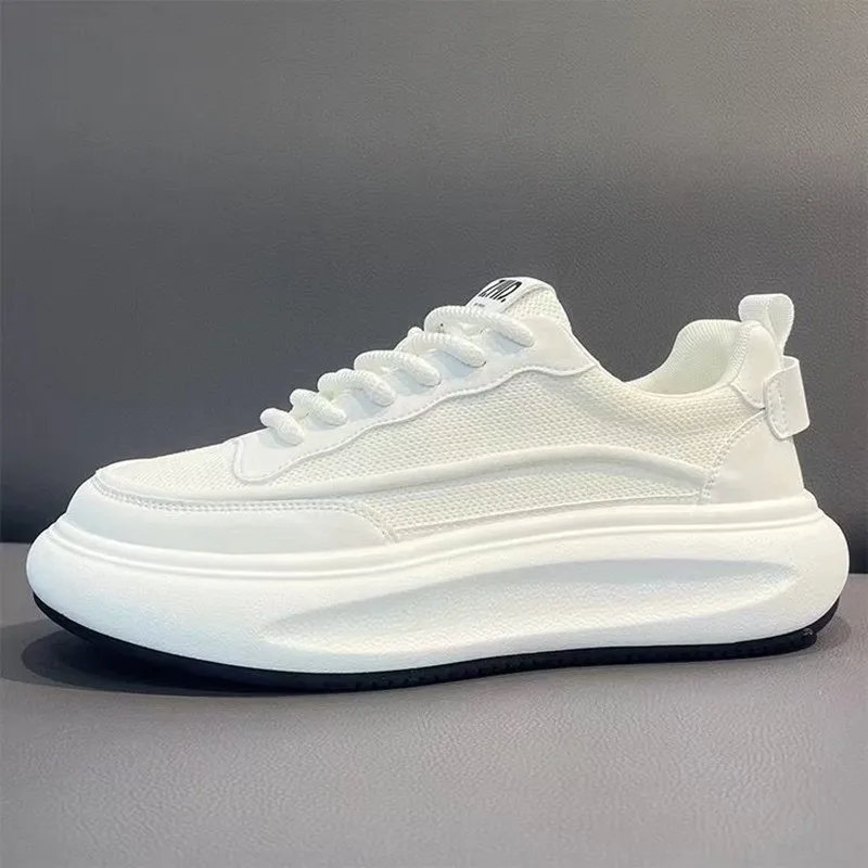 Rubber Out-sole Anti slip Lace up Mens Pu Upper Walking Style Shoes Skateboarding Shoes for Men