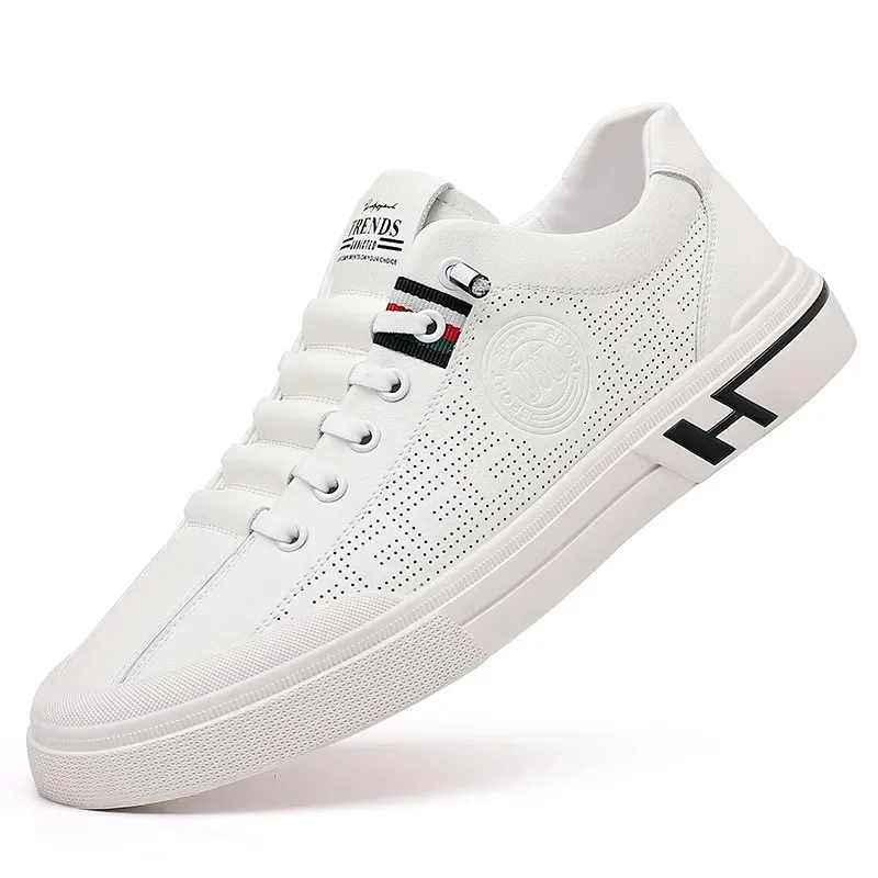 New Arrival Men's Casual Sports Shoes Comfortable Breathable Fashion Design with Genuine Leather Lining PVC Insole Walk Style