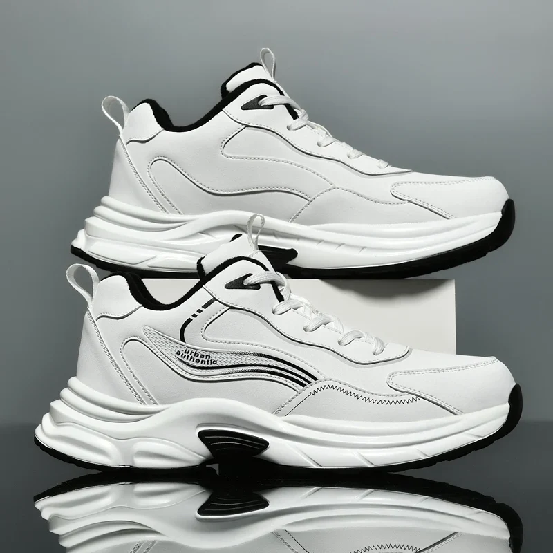 2025 Brand Logo Custom Large Size US 13 14 EU 47 48 Man Sports Sneakers Blank Leather Winter Warm Walking Running Shoes for Men