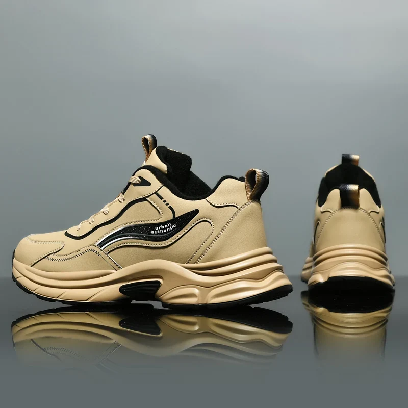 2025 Brand Logo Custom Large Size US 13 14 EU 47 48 Man Sports Sneakers Blank Leather Winter Warm Walking Running Shoes for Men