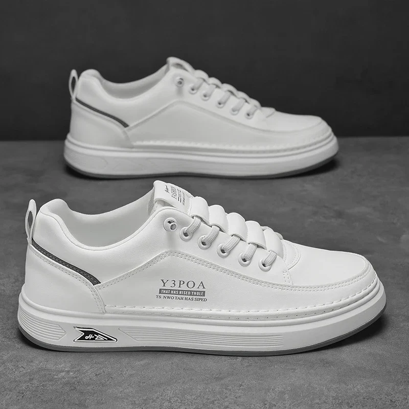 Y Men's Shoes New Breathable Little White Shoes Trendy and Versatile One-footed Street Athleisure Board Shoes