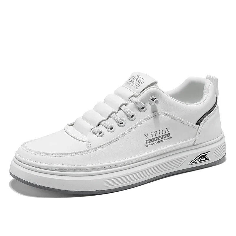 Y Men's Shoes New Breathable Little White Shoes Trendy and Versatile One-footed Street Athleisure Board Shoes
