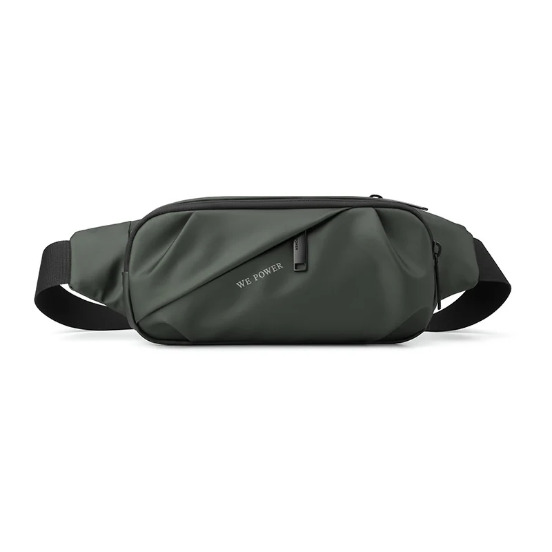 New Men's Multifunctional Waist Bag Water-repellent Casual Sports Chest Bag Outdoor Cycling Bag Fashionable Brand Crossbody Bag