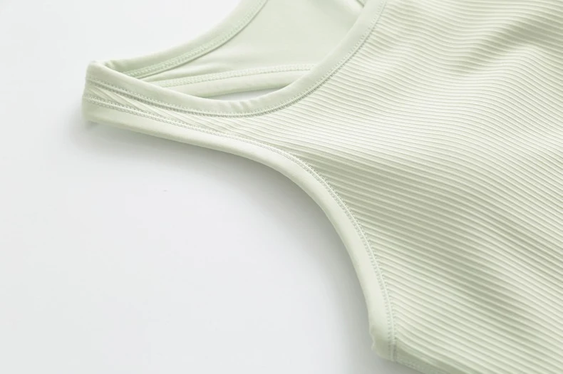 Original ebb yoga vest women's I-character sports outer wear tight quick-drying with chest pad running bra fitness upper