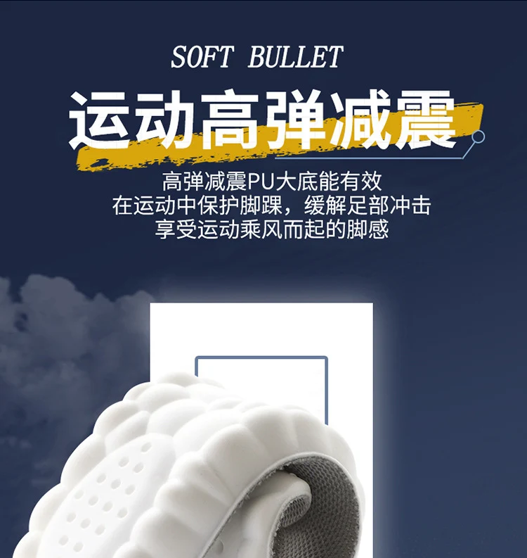 Super Soft Insoles That Feel Like Stepping on Shit, so You Won’T Get Tired after Standing for a Long Time, Thickeneded Massage for Men and Women, 4D Cloud Arch Support, Sports Shock Absorption and Sweat Absorption