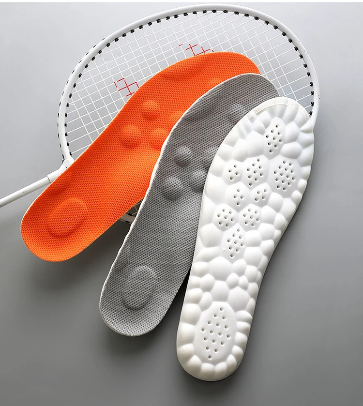 Super Soft Insoles That Feel Like Stepping on Shit, so You Won’T Get Tired after Standing for a Long Time, Thickeneded Massage for Men and Women, 4D Cloud Arch Support, Sports Shock Absorption and Sweat Absorption