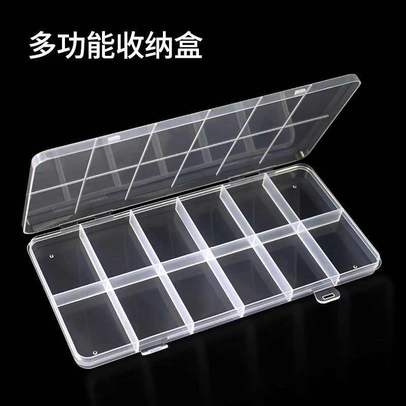 Jewelry Box Jewelry Storage Box Anti-oxidation Box Earrings Card Transparent Multi-compartment Portable Multifunctional Storage Box