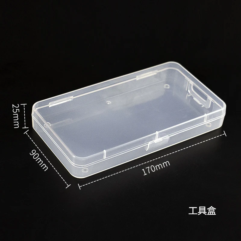 Jewelry Box Jewelry Storage Box Anti-oxidation Box Earrings Card Transparent Multi-compartment Portable Multifunctional Storage Box