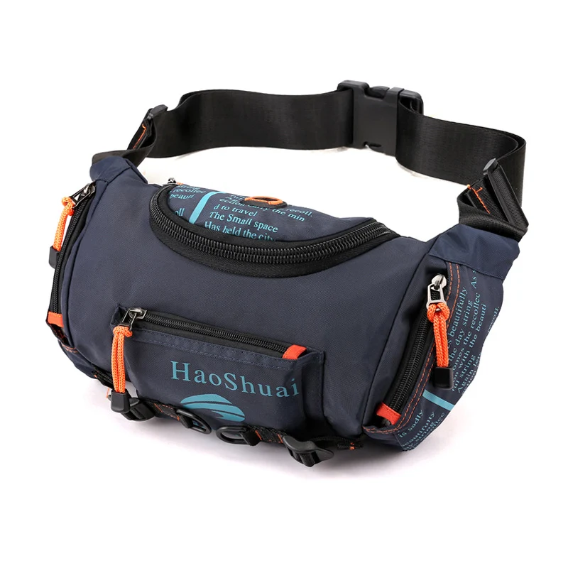 New Multifunctional Outdoor Waist Bag Sports Men's Shoulder Crossbody Bag Waterproof Chest Bag Cycling Climbing Large Capacity Waist Bag