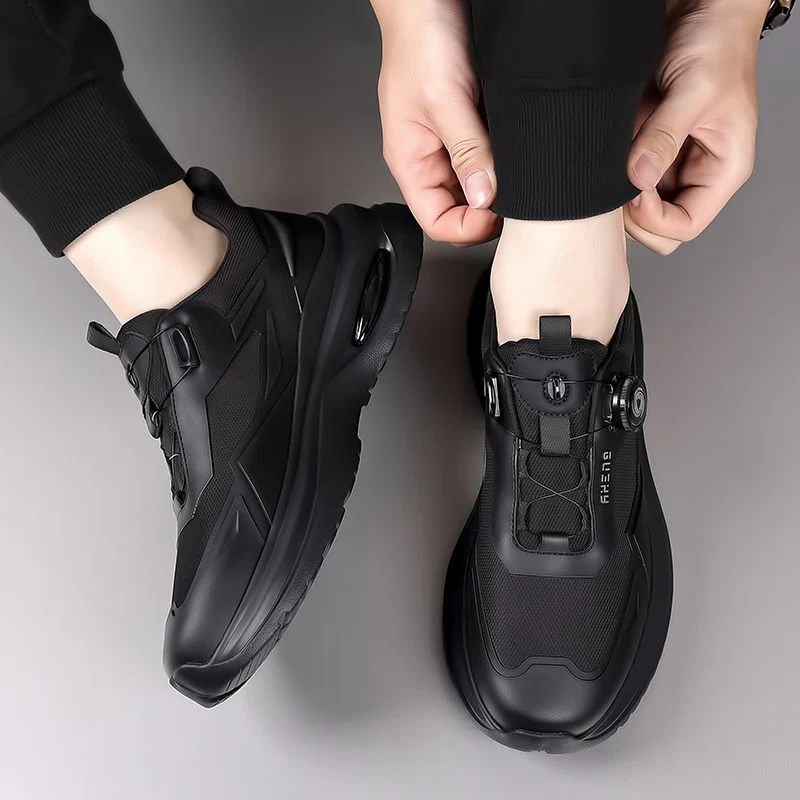 New Eco comfort Rubber Shoes for Women Original Black Arch Support Quick Lace Sports Shoes for Men KPU Original Luxury Design