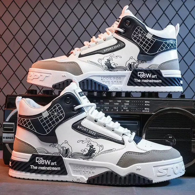 Low Price Breathable New Mesh Casual Sneakers Walking Style Men's Thick Soled Sports Nem's Casual Shoes