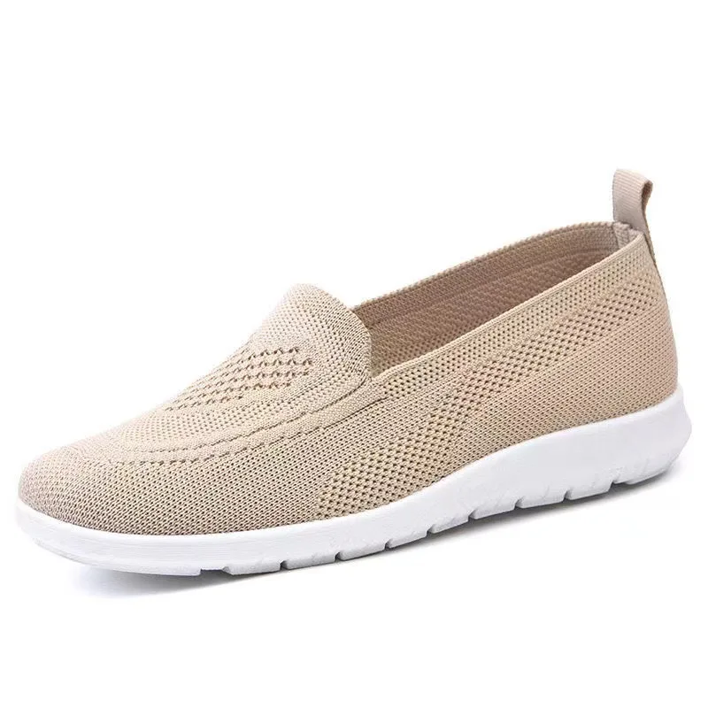 Low Price Shoes Women New Styles Spring Summer 2023 Black Mesh Flat Women Shoes