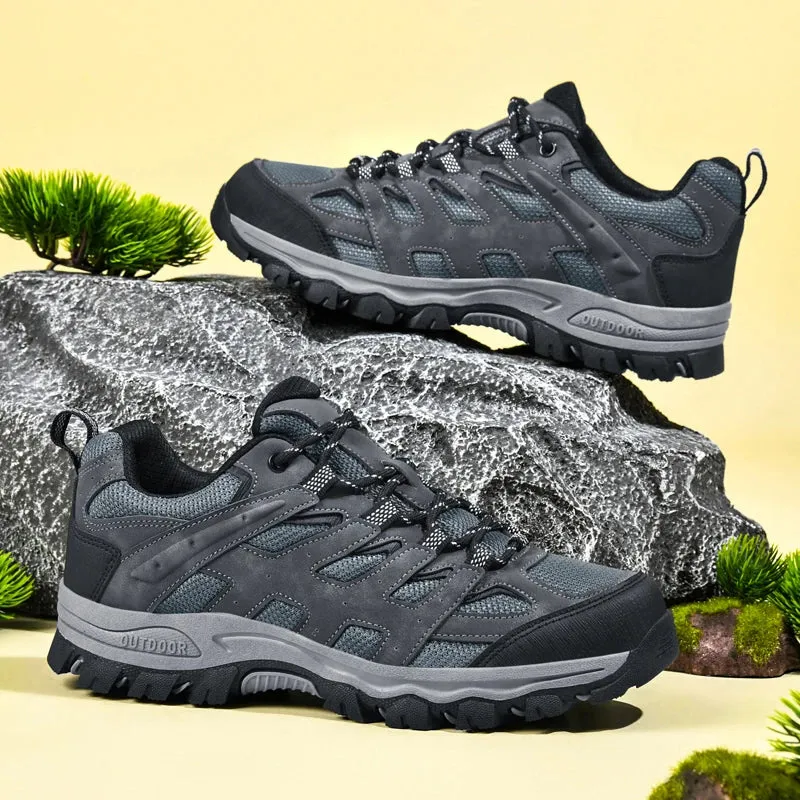 Customized High Climbing Hunting Comfortable Fashion High Quality Sneakers Waterproof Lace-up Training Hiking Shoes