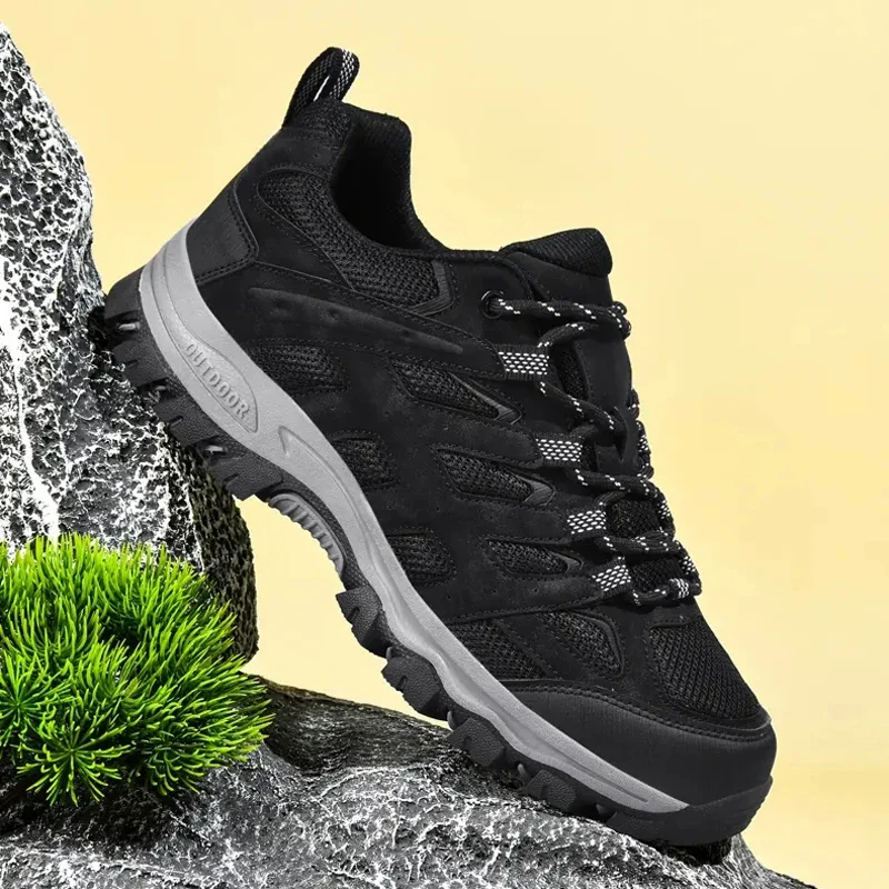 Customized High Climbing Hunting Comfortable Fashion High Quality Sneakers Waterproof Lace-up Training Hiking Shoes