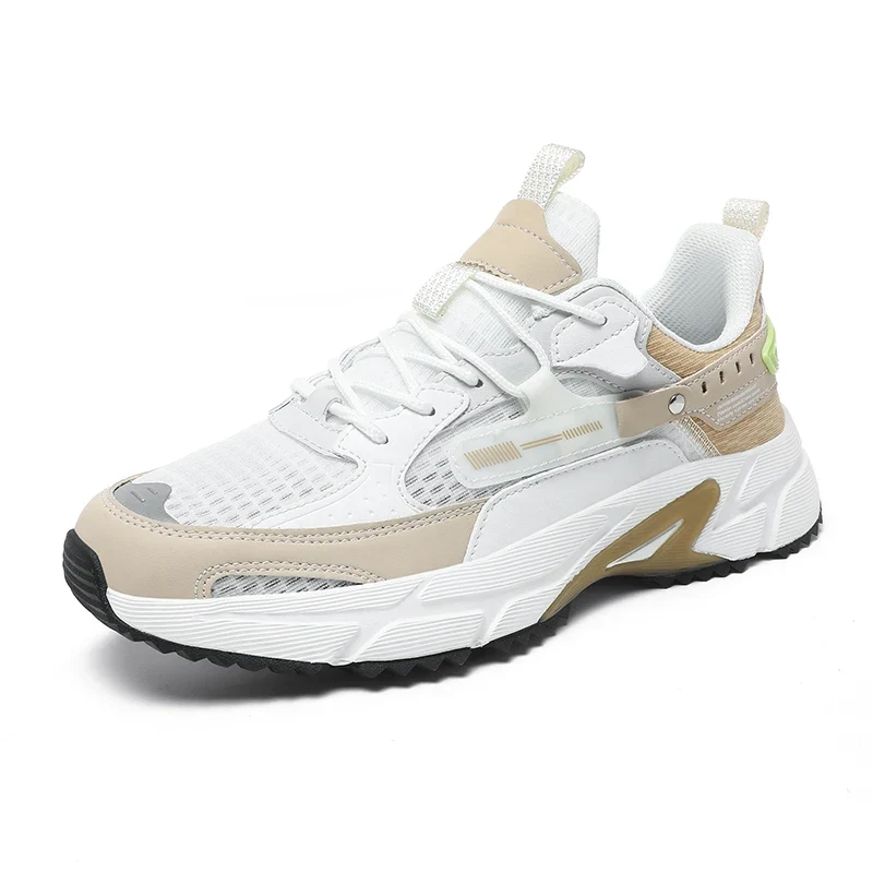 MOQ 1 Brand Logo Custom Plus Size US 13 14 EU 47 48 Man Casual Sports Sneakers Blank Mesh Leather Running Walking Shoes for Men