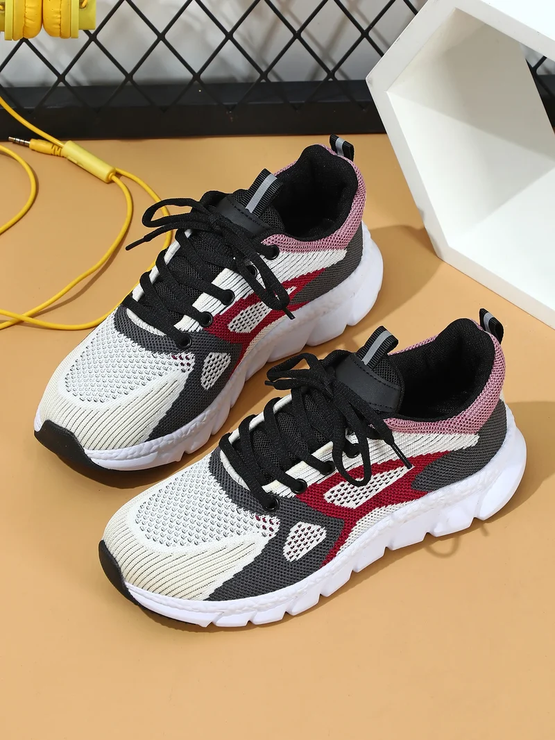 Custom Drop Shipping Unisex Men Women Casual Outdoor Walking Running Sport Sneakers Anti-Slip Four Seasons Chunky Female Shoes