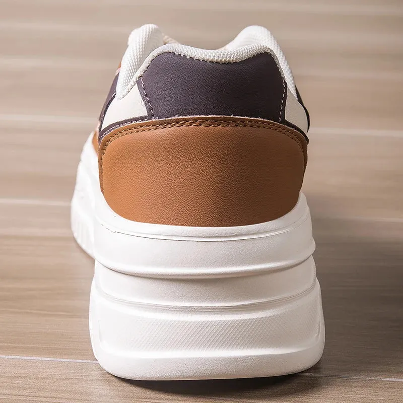 Women's Low-cut Retro Leather Lace up Custom Shoes Sport Running Shoes Ladies Sneakers Casual Shoes for Women