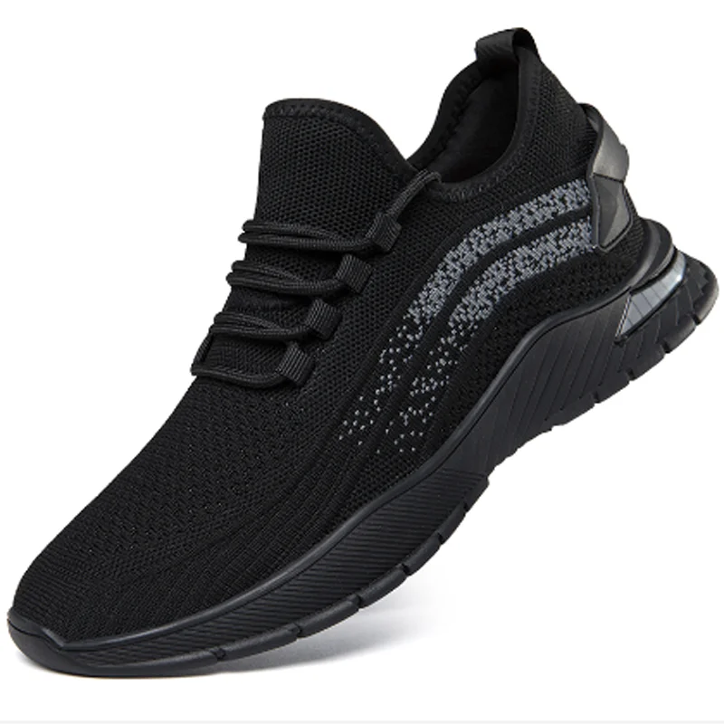 High Quality Fashionable Sports Leisure Shoes Breathable Flying Weave Soft Soled Outdoor Casual Shoes