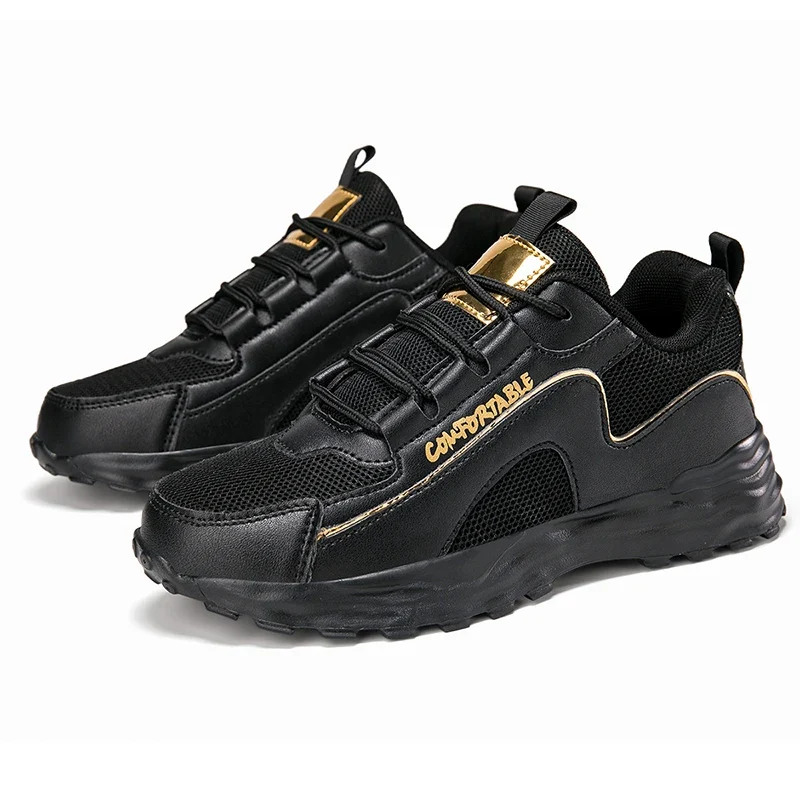 Rubber Outsole Lace up Womens Breathable Walking Style Sports Gym Jogging Tennis Fitness White Shoes Sneakers for Women