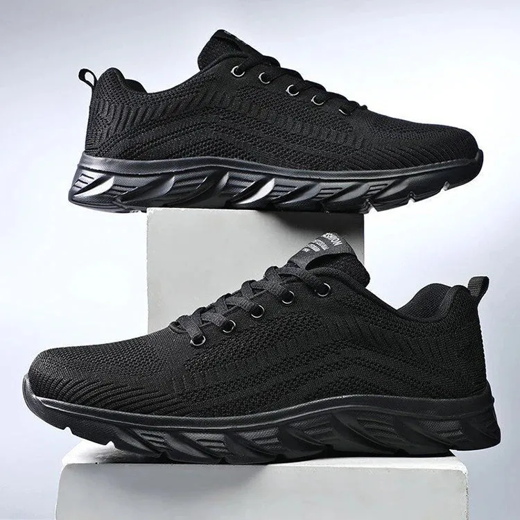 Y Men's 46 Big Size Lightweight Breathable Running Waking Style Sport Mesh Soft Sole Casual Sneakers Shoes for Men