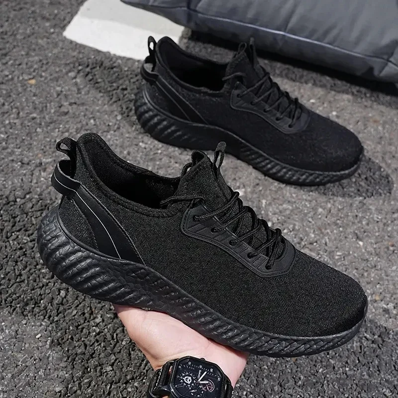 New Fashionable Sports High Quality Sports Safety Shoes Lightweight Breathability Men Running Shoes