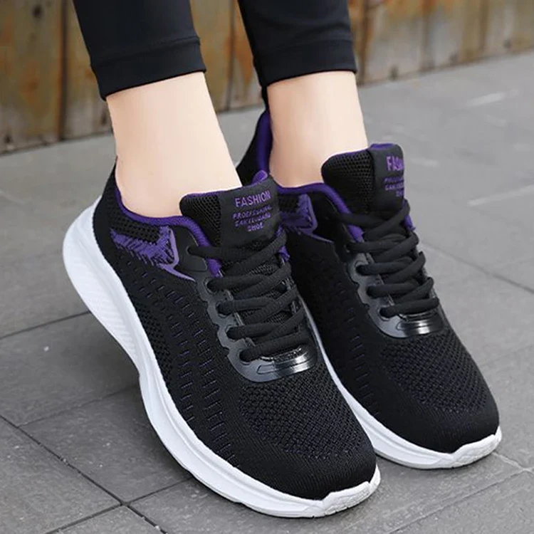 Y 36-40 Women's Casual Breathable Lightweight Running Walking Style Comfortable Sneaker Soft Soles Shoes for Women Four Seasons