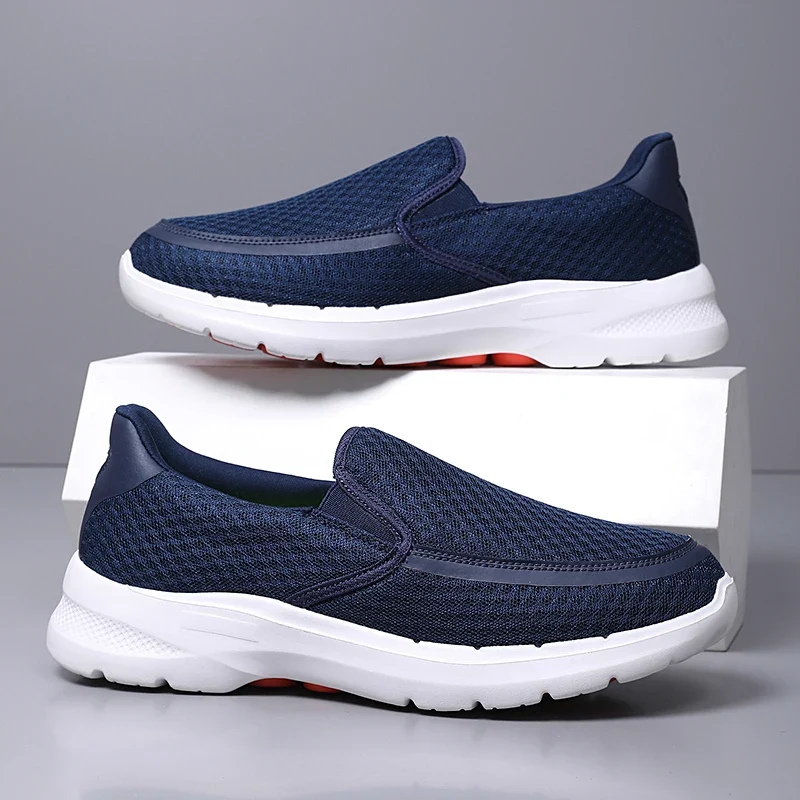 New Top Quality Brand Men's slip on Shoes Light Weight Eva Mesh Original Design Medical Sneaker for Walking City Jogging 2025