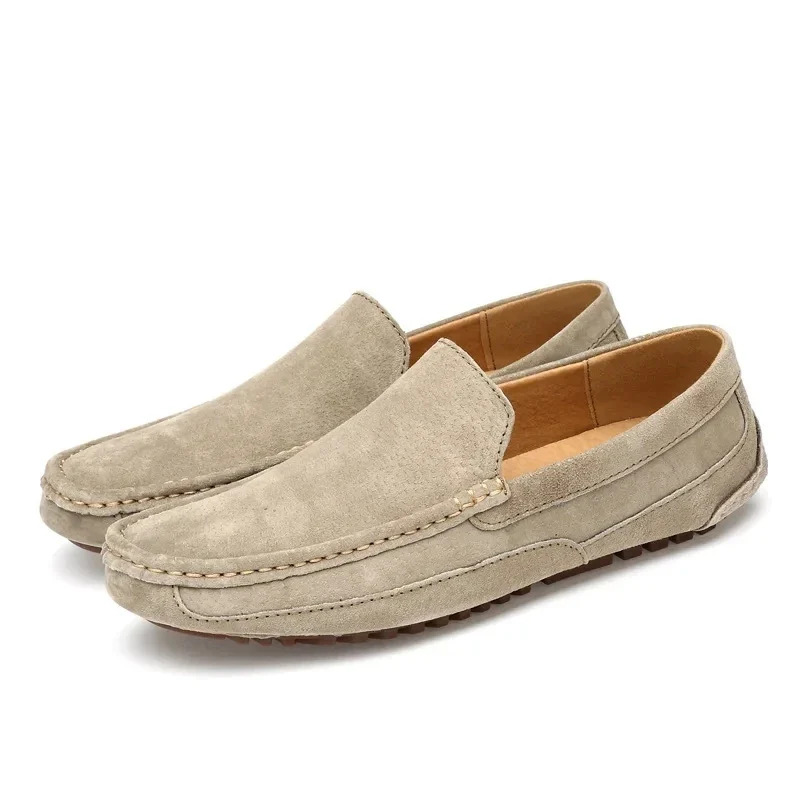 Leather Man Loafers Luxury 2026 Casual Shoes for Men Boat Sneakers Handmade Slip on Driving Shoes Male Moccasins Zapatos