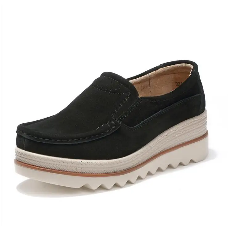 Sh10586a Height Increasing Wedge Shoes Women 2023 Lady slip on Women Shoes Casual