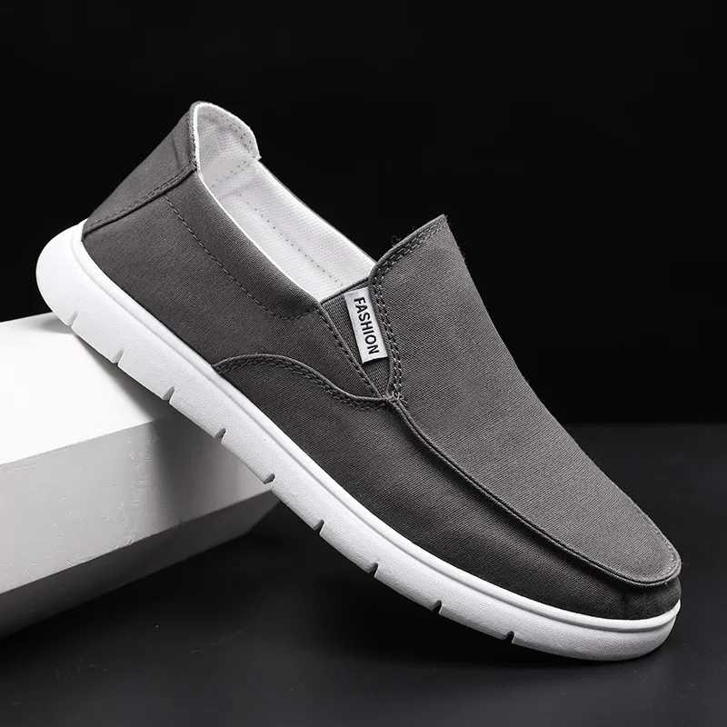 Canvas Shoes, Men's Shoes, Summer New Breathable Fitting Shoes, Men's Trend Versatile Casual Flat Shoes, Men's Casual Shoes
