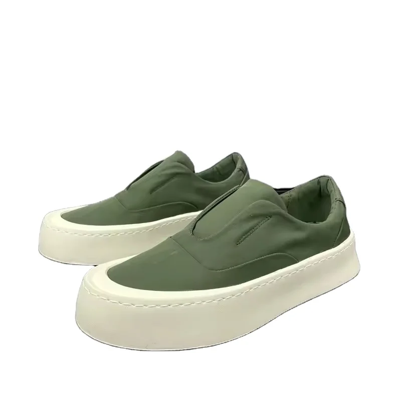 High Top Classic Canvas Shoes for Men's Breathable Flat Bottomed Men's Casual Canvas Shoes
