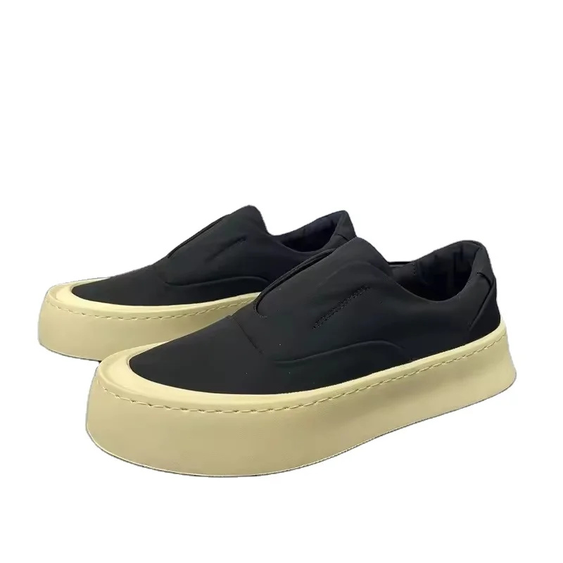 High Top Classic Canvas Shoes for Men's Breathable Flat Bottomed Men's Casual Canvas Shoes