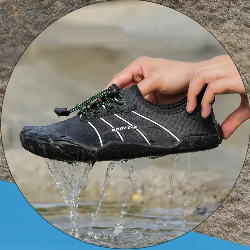Outdoor Sport Sandals Quick Dry Non Slip Rubber Athletic Sport Kayaking Boating Hiking Surfing Casual Walking Beach Water Shoes