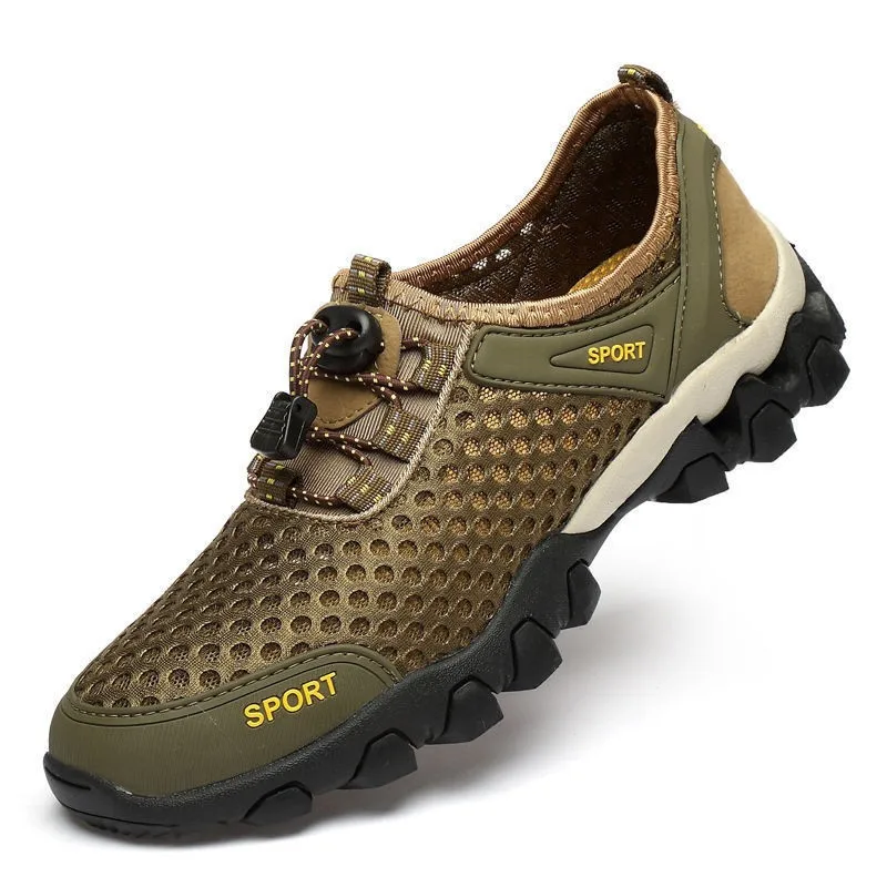 YF Spring New Breathable High-Top Job Shoes Men's Trendy All-Match Black Leather Shoes Casual Men's Board Shoes