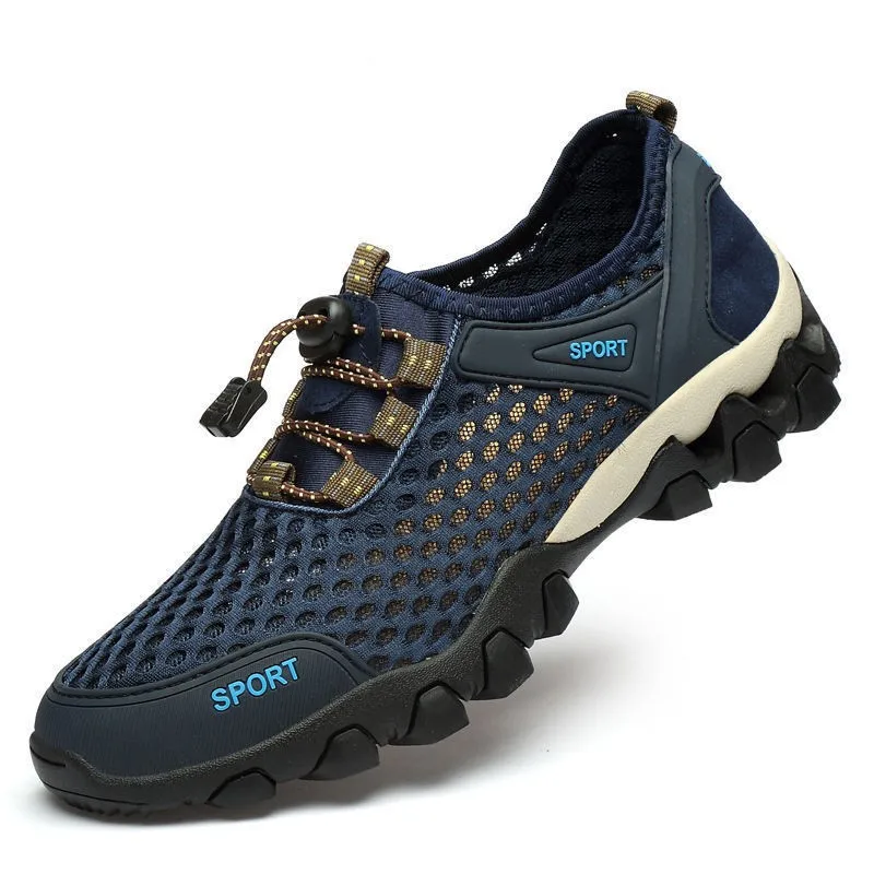 YF Spring New Breathable High-Top Job Shoes Men's Trendy All-Match Black Leather Shoes Casual Men's Board Shoes