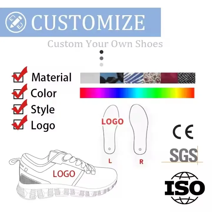 Breathable Lace-up Height Increasing Breathable PU Running Shoes Casual Sneaker for Women Wholesales 327