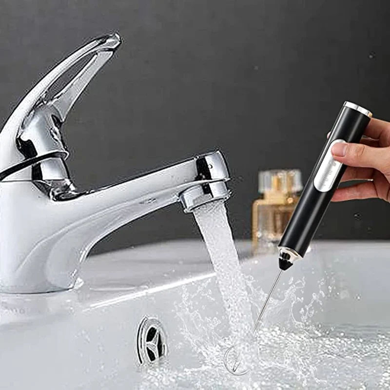 Drop Shipping Electric Mini Milk Frother Handheld Coffee Battery Stainless Steel Machine Egg Beater Blender Mixer Multi Whisk