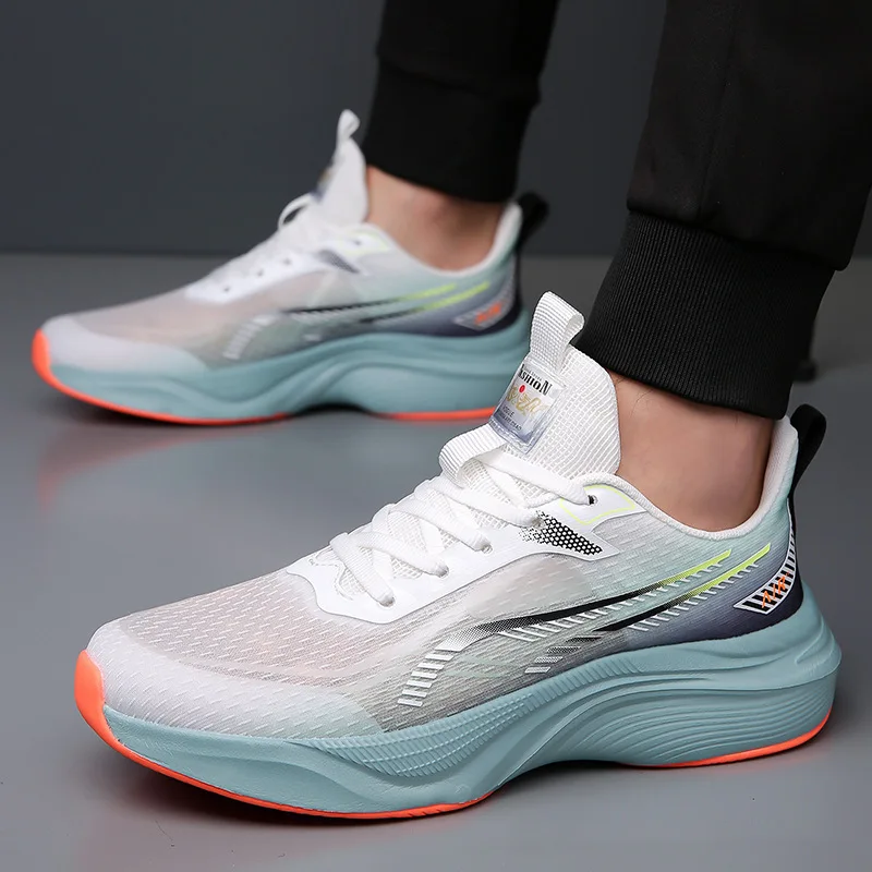 Sneakers Cushion Breathable Casual Sports Running Shoes Lightweight Waterproof Elastic Mountaineering Hiking Shoes