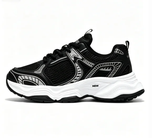 2027 NEW KJ Men's Campus Youth Retro Thick Soled Sports Shoes Unique Design Increased Fashion Well Match Running Casual Shoes
