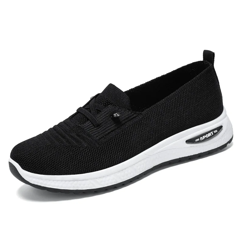 Fashion New Design Women's Shoes Casual Sports Walking Flying Weaving Shoes Women's Running Shoes