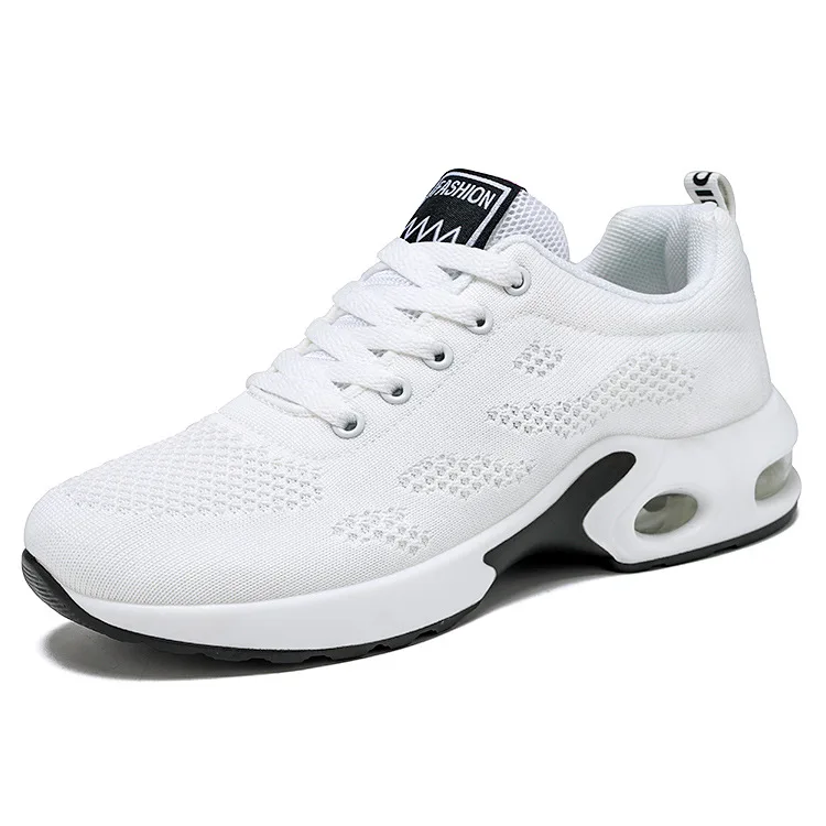 Ladies Casual Running Sneakers New Spring Autumn Fashion Shoes Stock Breathable Lace-Up Sports Shoes for Women
