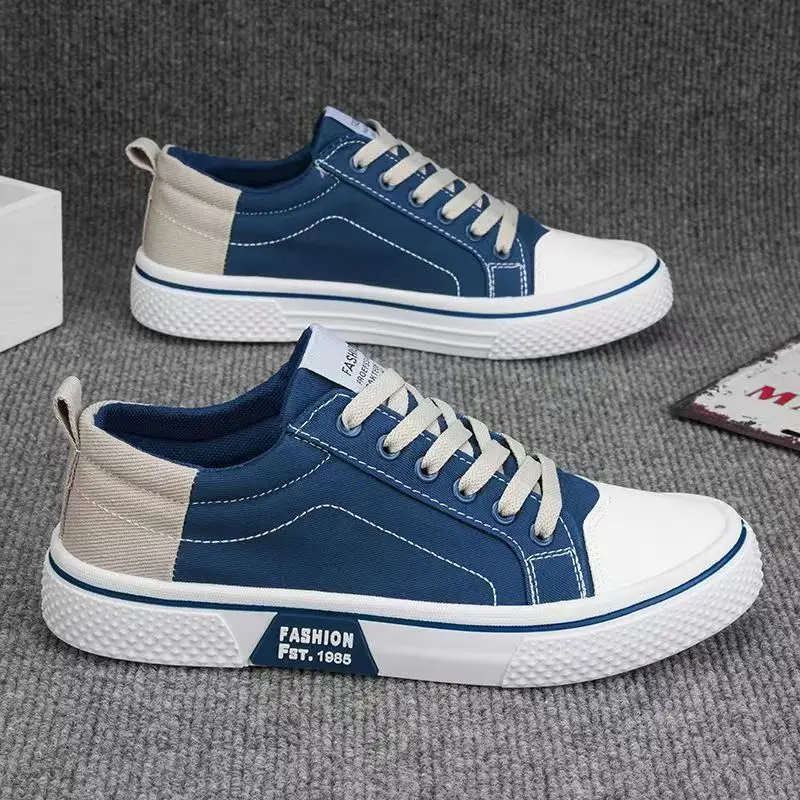 2025 Hot Sale Breathable Sneaker for Men Casual Shoes Flat Canvas Shoes