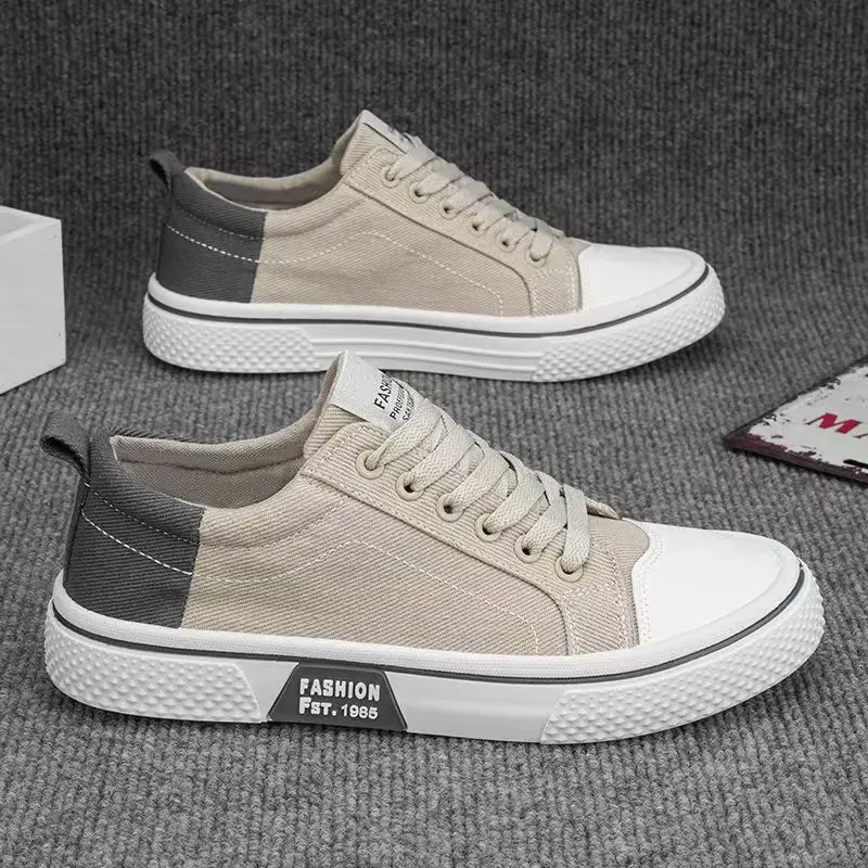 2025 Hot Sale Breathable Sneaker for Men Casual Shoes Flat Canvas Shoes