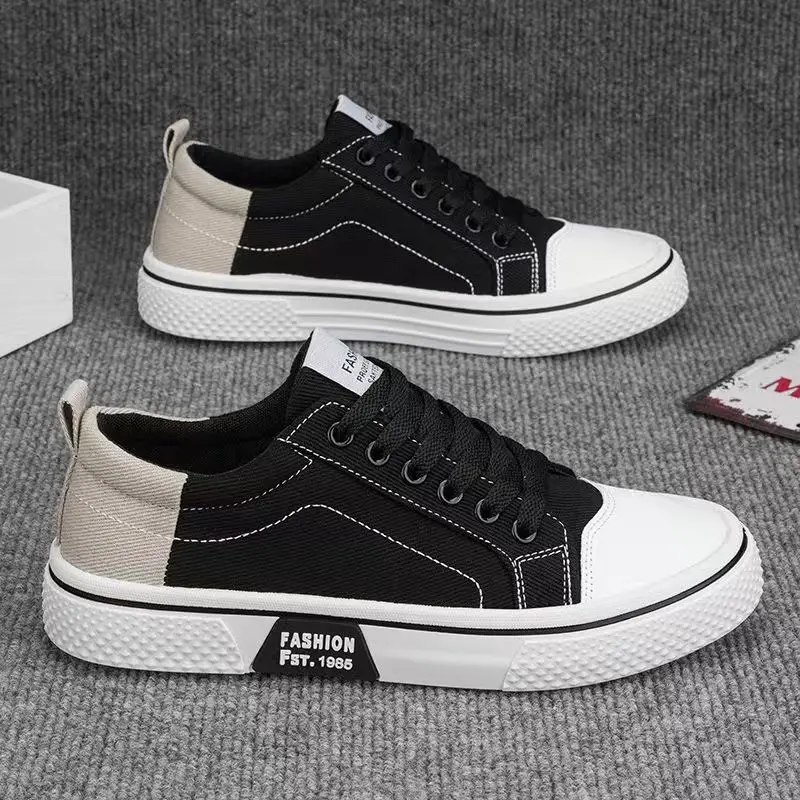 2025 Hot Sale Breathable Sneaker for Men Casual Shoes Flat Canvas Shoes