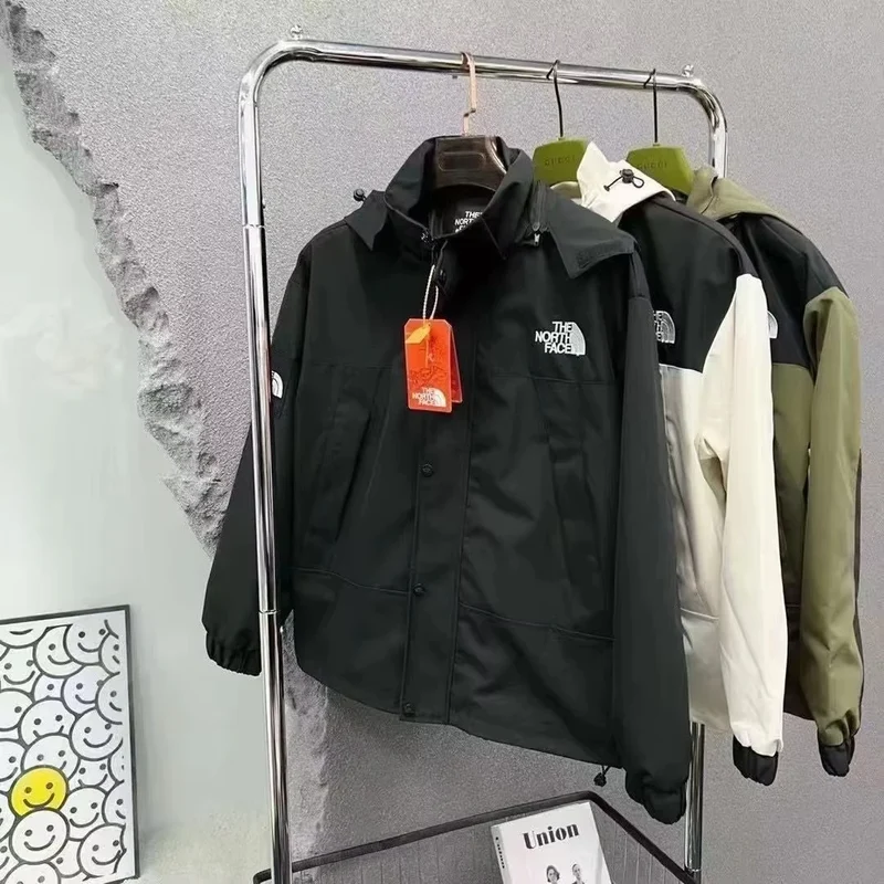 2026 Spring and Autumn Men's Street Leisure Three-in-One Fashion Large High Quality Windproof Waterproof Jacket Outdoor Hiking