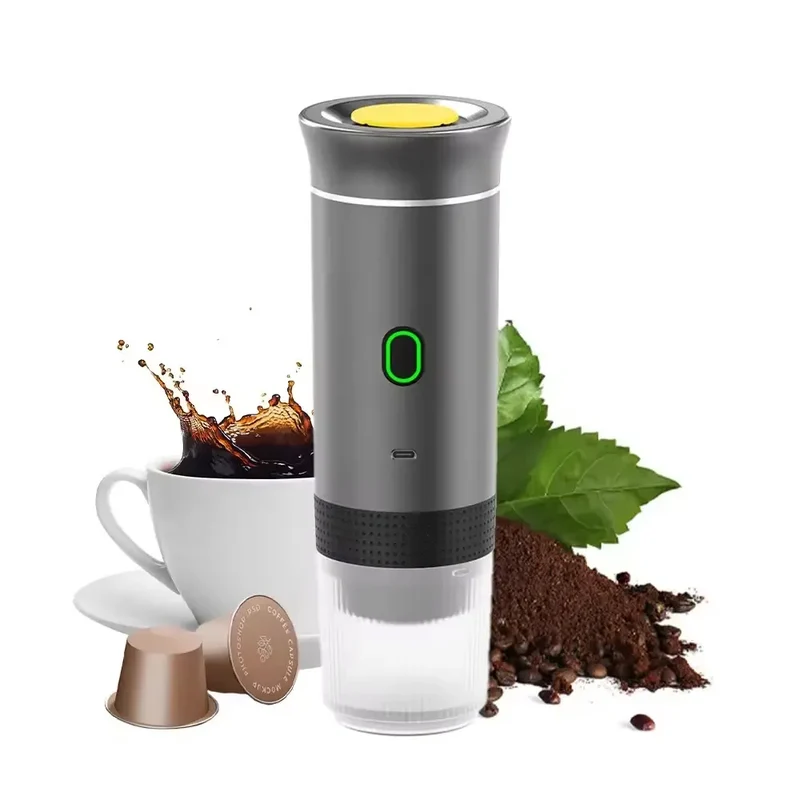 Mini Portable Espresso Coffee Maker USB Auto-Carry Instant Coffee Capsule Battery Powered