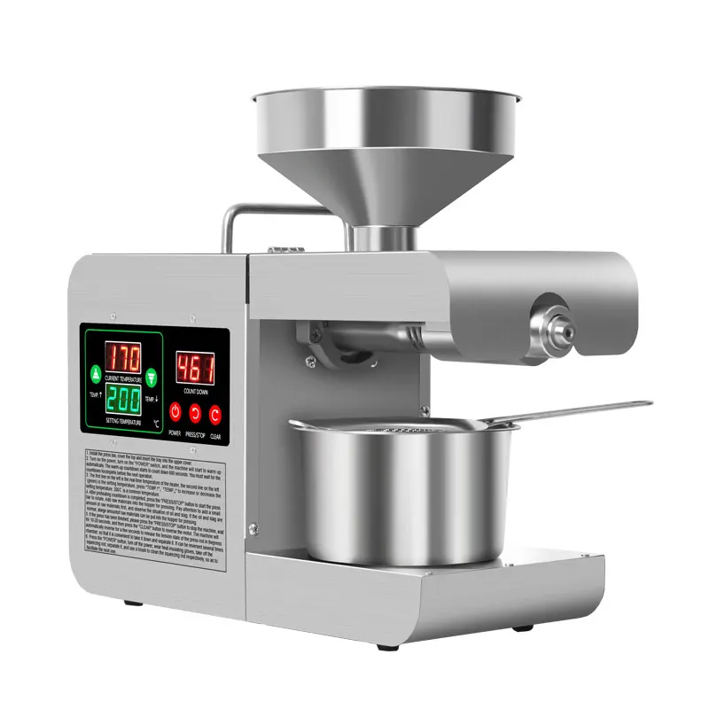 X8S Small Peanut/olive/coconut Oil Expeller Machine Mini Oil Pressing Machine for Home Use