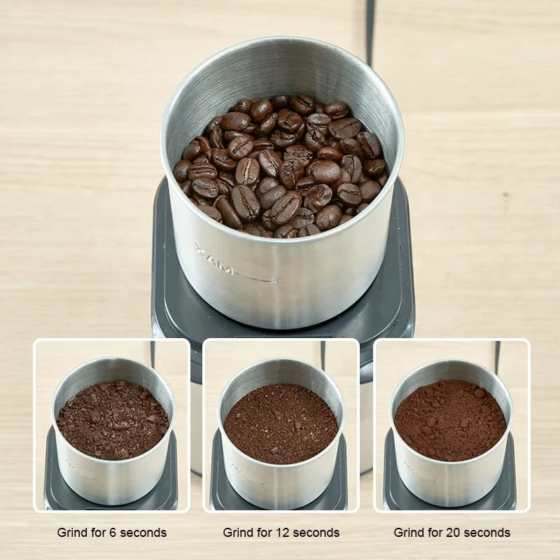 Hot Sale Portable Grinder Mill Electric Stainless Steel Coffee Bean Grinder Mixer Food Processor Blender Spice Mill